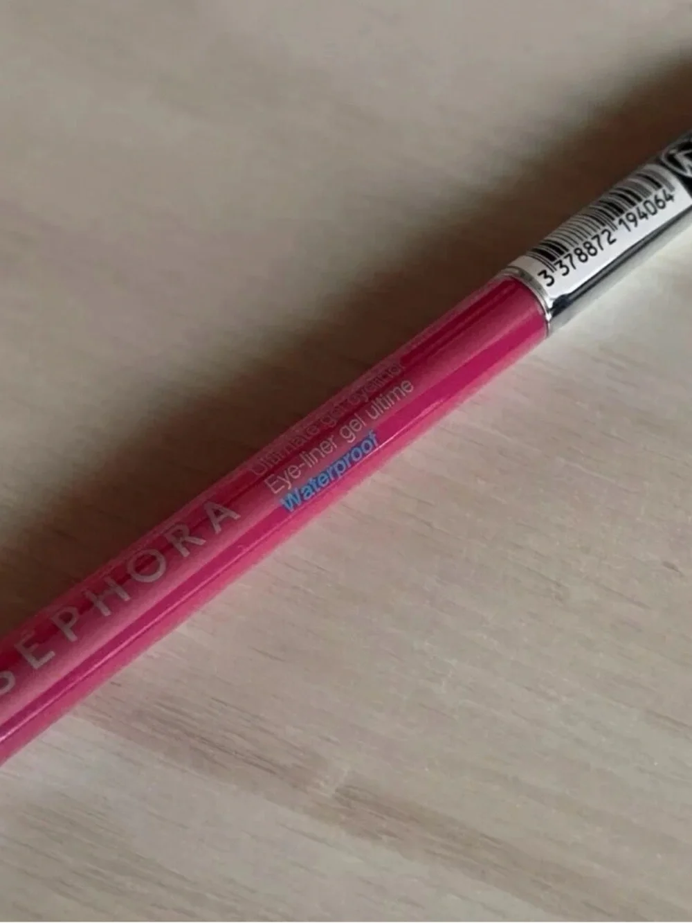 3x Sephora Bright Pink Waterproof Gel Eyeliner Pencil